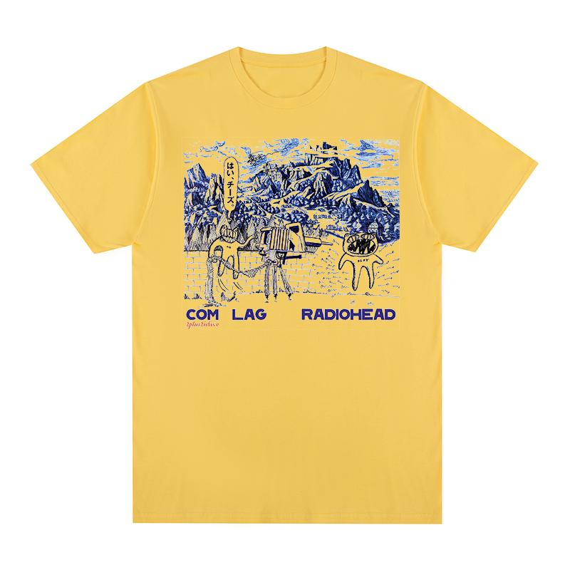Radiohead T-Shirt Nordamerika-Tour Rock Boy Camisetas Hombre Hip Hop Street Baumwolle Herren T-Shirt Neu TEE T-SHIRT Damen Tops