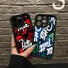 Fashion P-patta For iPhone 17 Pro Max 16 15 14 13 12 11 Plus Black Soft Phone Cover