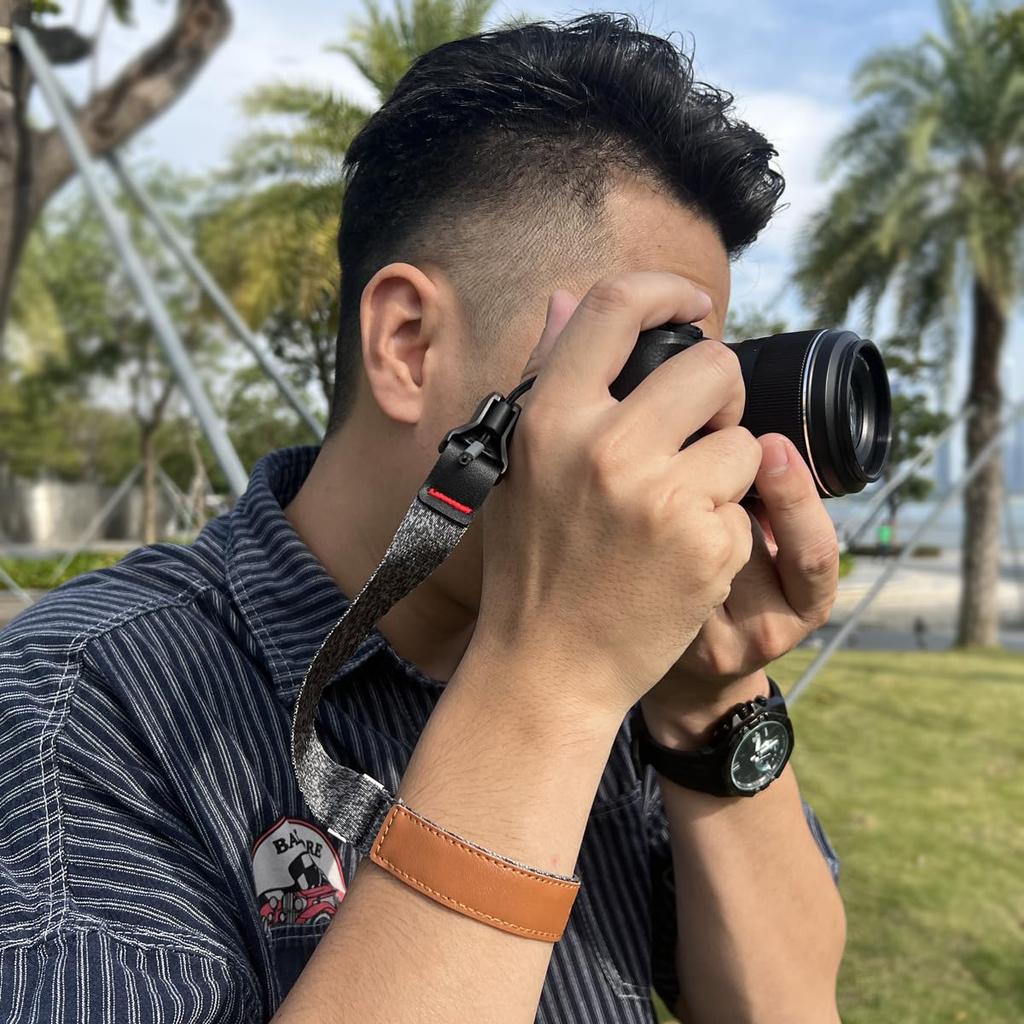 AooCare Camera Wrist Camera Hand Camera Strap Strap, Strap, (Gray)