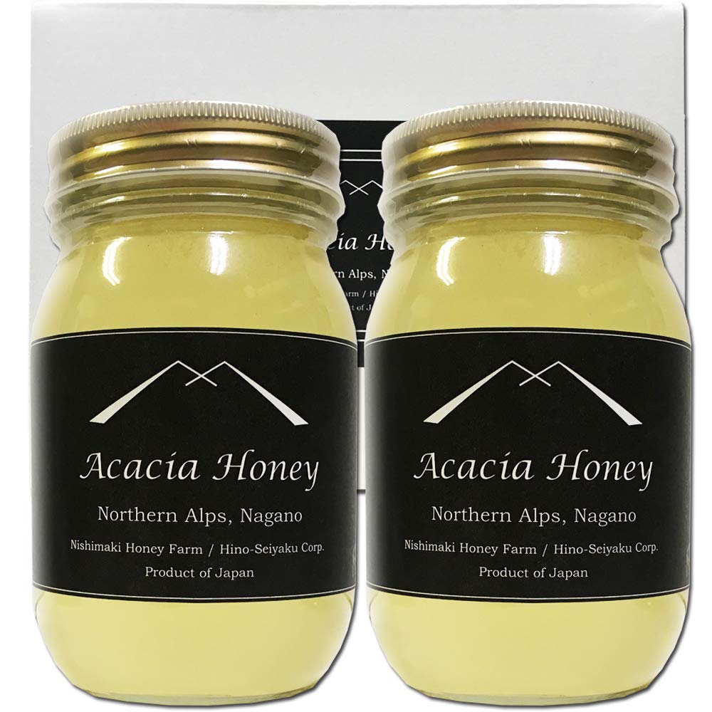 

Domestic Nishimaki Bee Farm Acacia Honey 600g x 2 Jars Gift Northern Alps Foothills Acacia High Purity Honey Hino Pharmaceutical [Shinshu Set]