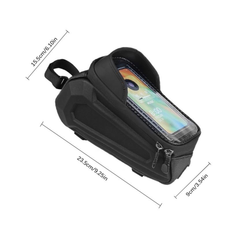 Bicycles Front Phone Holder Bag Cycling Storage Pack Waterproofs Hard Shell Bike Phone Bag Cycling Front Top Tube Bag