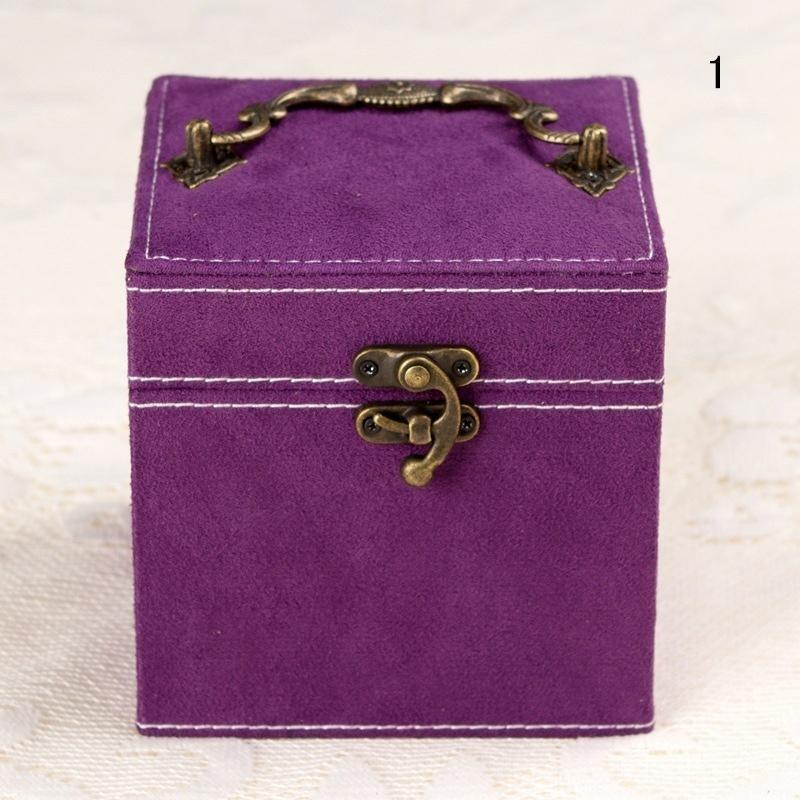 1PC Square Jewelry Storage Organizer Box Case For Ring Necklace Earring Pendant