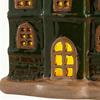 Christmas House Ceramic House With LED Light Christmas Centerpiece For Holiday Seasonal Display Indoor Tabletop Mantel Shelf