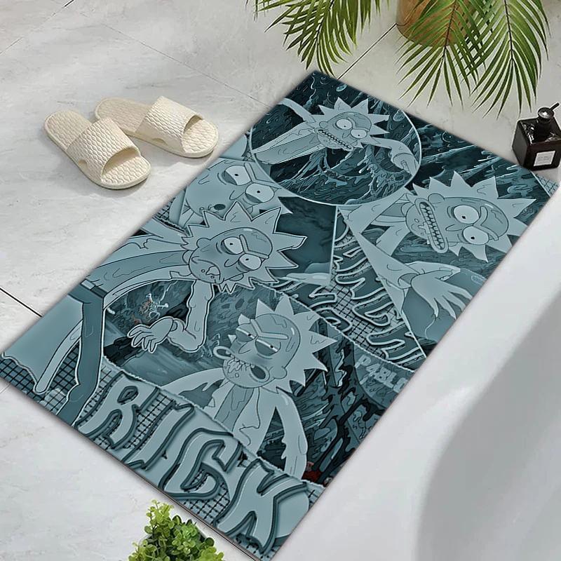 Rick Morty Comics Carpets Suitable Room Office Bedroom Door Mats Birthday Gifts Holiday Gifts Carpet Printing Floor Mats Doormat Bathroom Mat Room