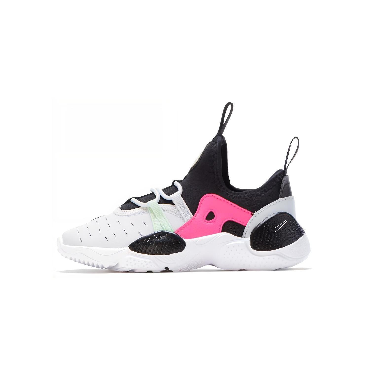 

Nike Huarache E.D.G.E Slip Resistant Cushioning Lightweight Low top Toddler Shoes Black Gray Pink Infant And Toddler AQ2433-002 21