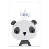 Cute Cartoon Animal Bear Panda Wall Art Canvas Painting Nursery Posters And Prints Wall Pictures Baby Kids Room Décor No Frame