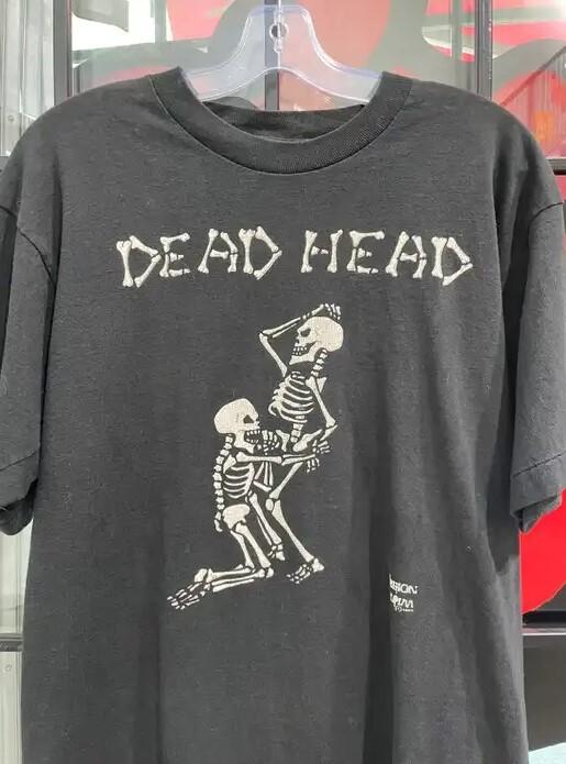 1992 Dead Head Fashion Victim skeleton art remake new black shirt Unisex T-Shirt M