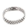 Gold-Plated Titanium Steel Bracelet: Detachable, Unisex Hip Hop Watch Chain, Luxury Electroplated Design for Women.