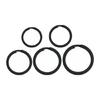 20 pièces Anneaux de Porte-clés Plats en Métal Anneaux Divisés de Remplacement Porte-clés Portable d'extérieur Boucle de Porte-clés Anneaux Divisés Faciles à Ouvrir