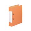 LIHIT LAB Request D-Type Ring File, A4, Orange, 10 Count, G2250-4_10