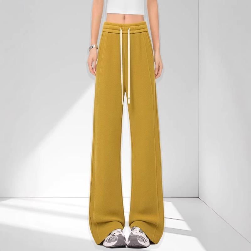 Version Wide Leg Pants Women's Spring New High Waist Skinny Versatile Casual Pants