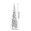 Foldable Pencil Tree Glitter Tinsel Artificial Christmas Tree Noel Christmas Tree  Christmas Gift