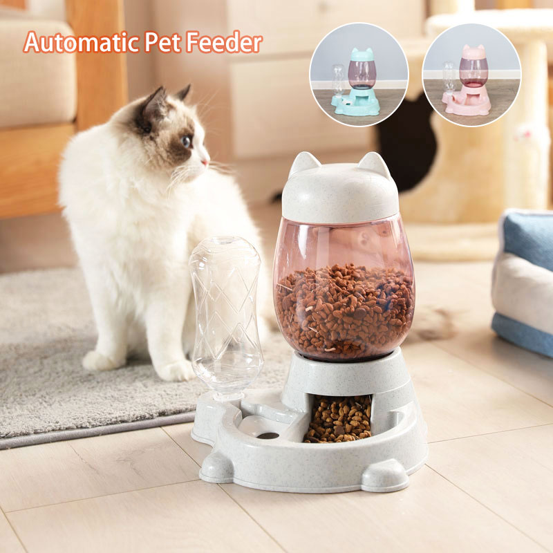 cat automatic feeder and water
