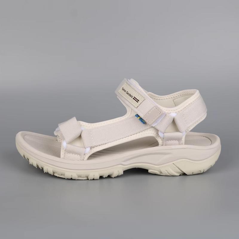 Women's Summer Sports Sandals Breathable Open-Toe Beach Walking Shoes Lightweight Comfortable Flat Sandals for Outdoor Travel