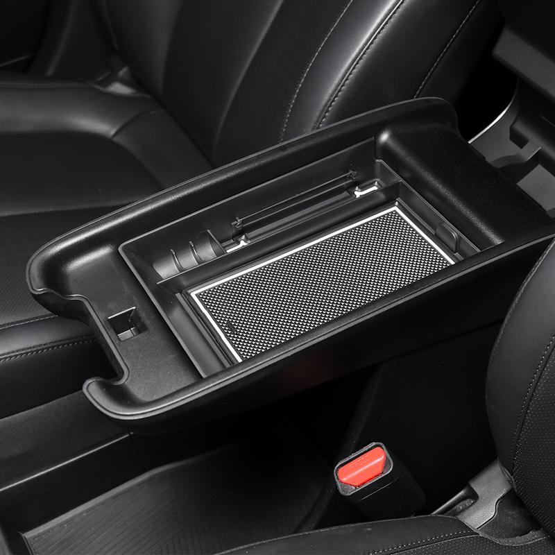 Car Interior Trim Black Cup Holder/Central Storage Box Console Armrest Organizer Holder ABS Material For Hyundai IONIQ 5 PE 2025