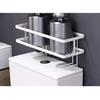 Waterproof Iron Wall Shelf for Bathroom Toilet Storage Organizer for Shampoo Toiletries and Bath Accessories Organization