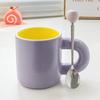 Korean Mug Niche Design Sense Ceramic Cup for Girls' Office High value Coffee Milk Cup