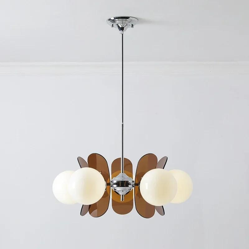 Nordic Minimalist Restaurant Pendant Light Acrylic Art Living Room LED Light Room Children's Bauhaus Home Decor Pendant Light