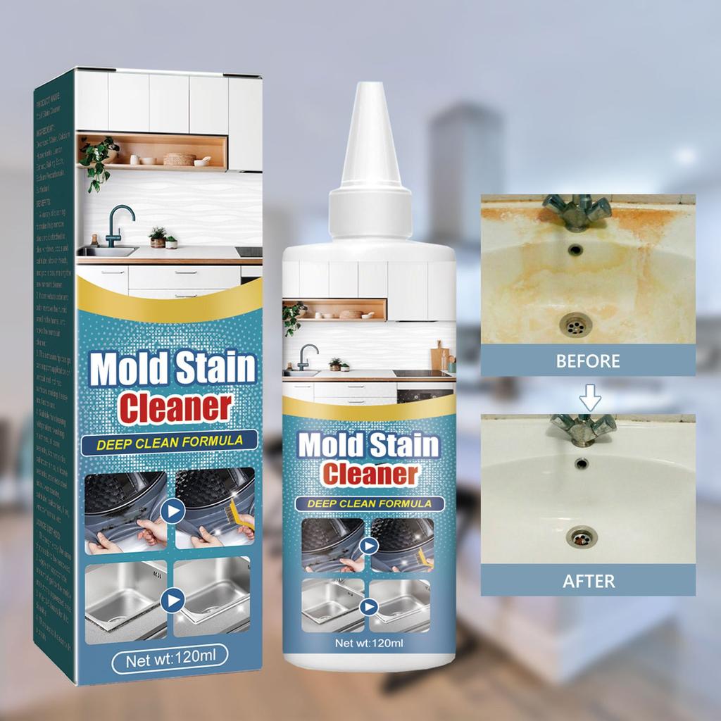 Household Mold Remover Gel Ceramic Tile Pool Bathroom, Kitchen, Wall - Gel, Detergent, Mold Stain Cleaner 120ml