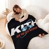 Character k-kith kith-h Throw Flannel Blanket Suitable for Sofas Beds Offices Travel, Camping Chairs