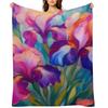 Iris Celebration Überwurfdecke Dekorative Betten Weiche Plaid Luxus Stranddecken