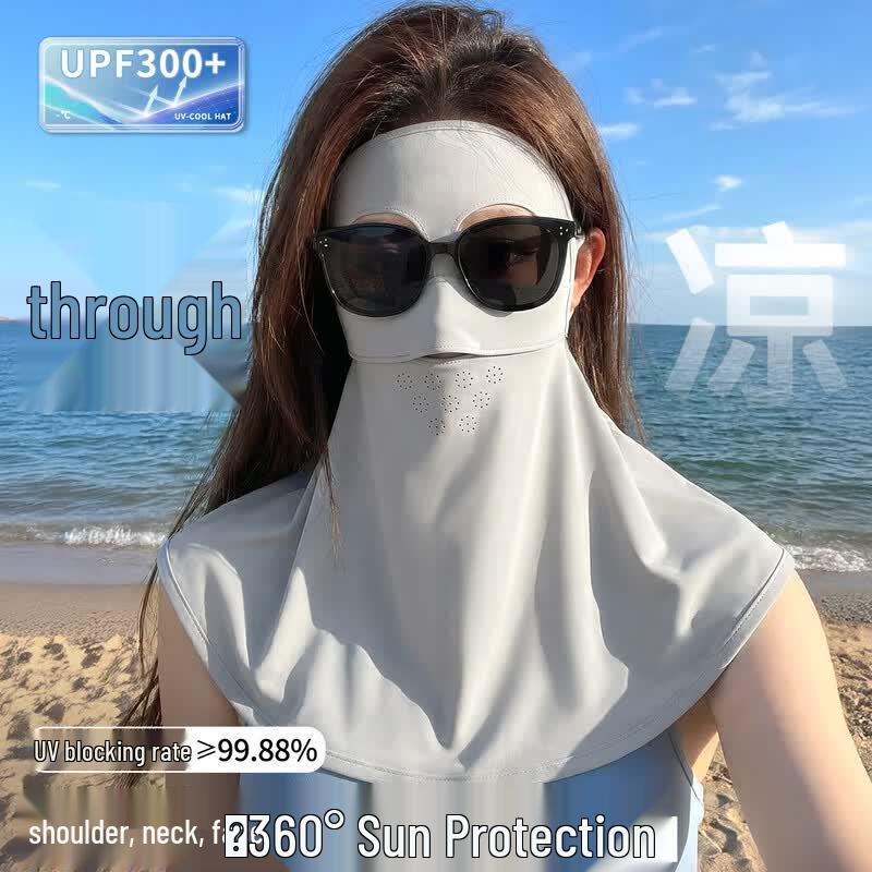 Women s Ice Silk Full-Face UV Protection Sun Mask