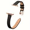 Compatible Genuine Leather Thin Strap for Apple Watch Series 4-8/SE 38mm/40mm