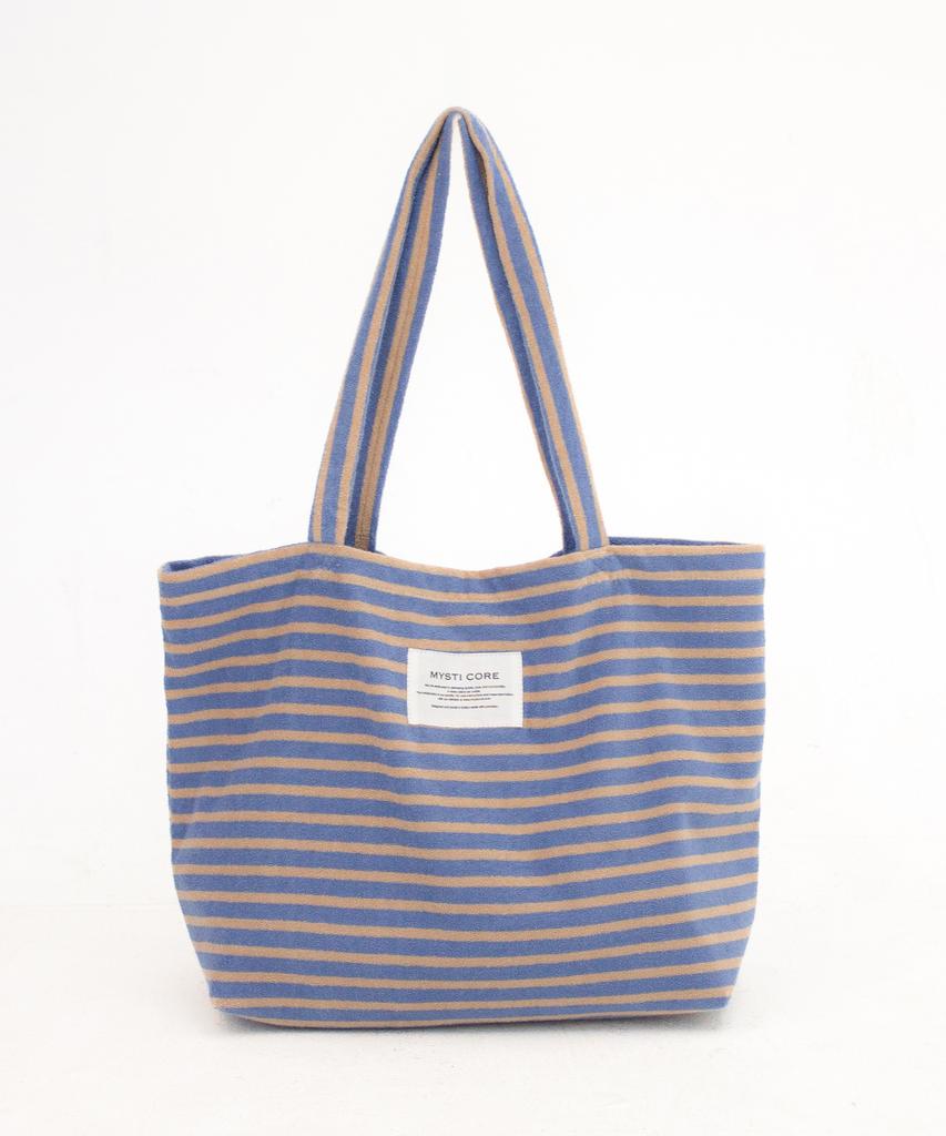 Mysti Core Terry Tote Bag (Blue Sand)