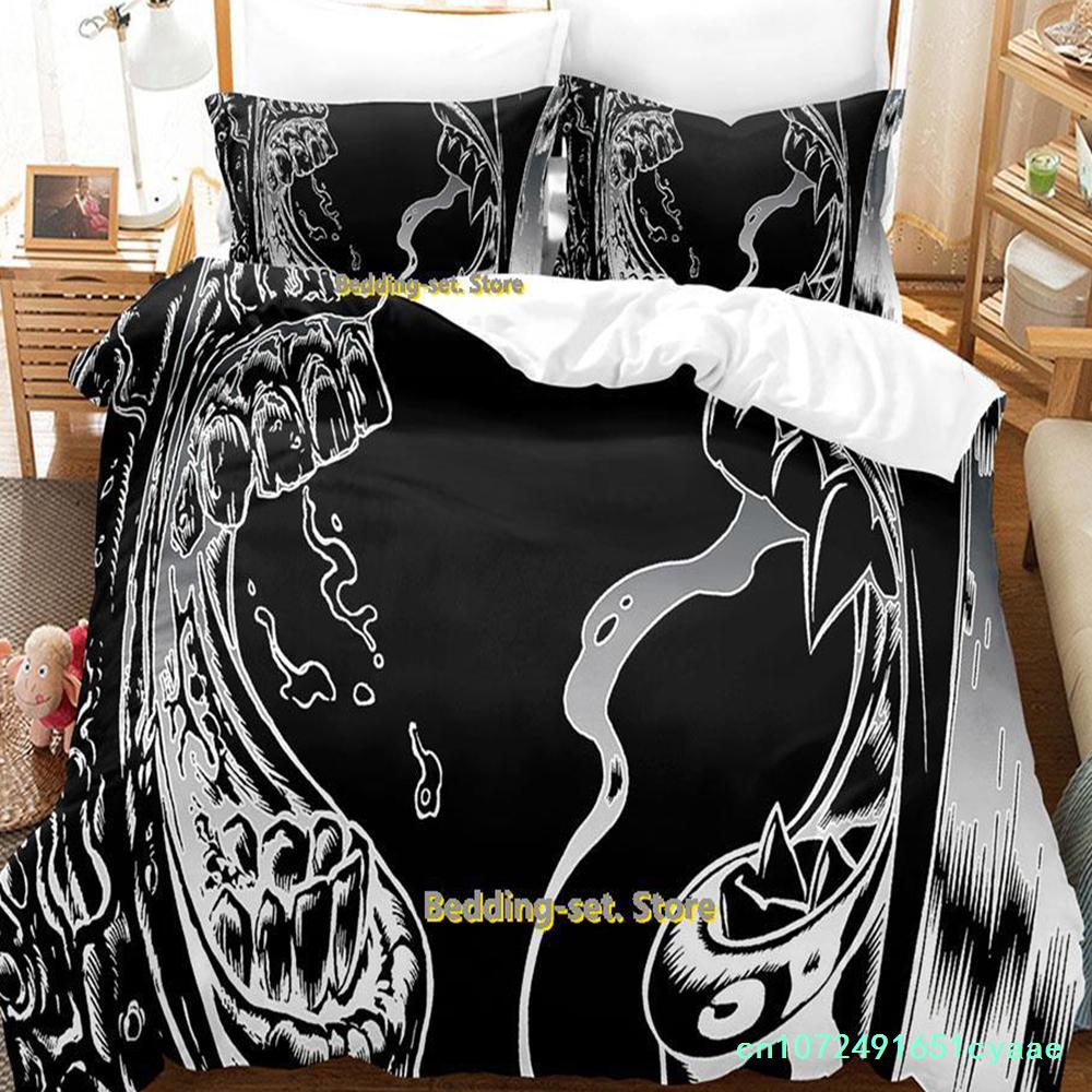 Comics Extinction Parade Bedding Set Cartoon Anime Three-Piece Set Adult Kid Bedroom Duvetcover Sets Lenol De Cama Casal