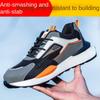 Labor Insurance Shoes Men's Steel Baotou Anti-smashing and Anti-piercing Lightweight and Comfortable Work Shoes Four Seasons Breathable Safety Shoes