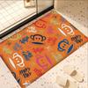 L-Luxurious P-Paul Frank Door Mat Nordic Style Bedroom Living Room Doormat Home Balcony Anti-Slip Alfombra