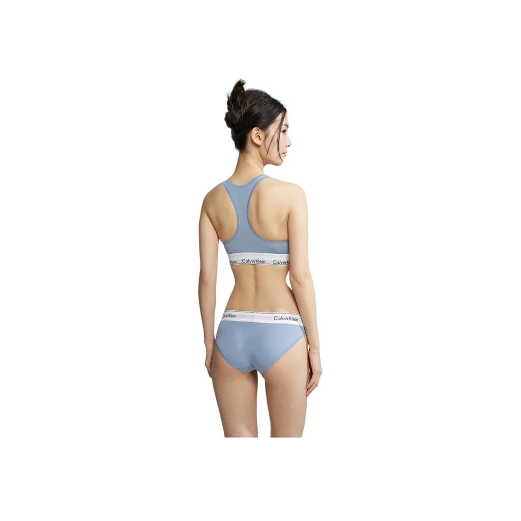 Calvin Klein Modern Gravity Wireless Sports Bra Women Underwear Iceland-Blue QF3785AD-8I3