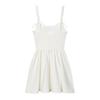 Women's French Niche Lace-up Corset Fluffy Suspender Dress