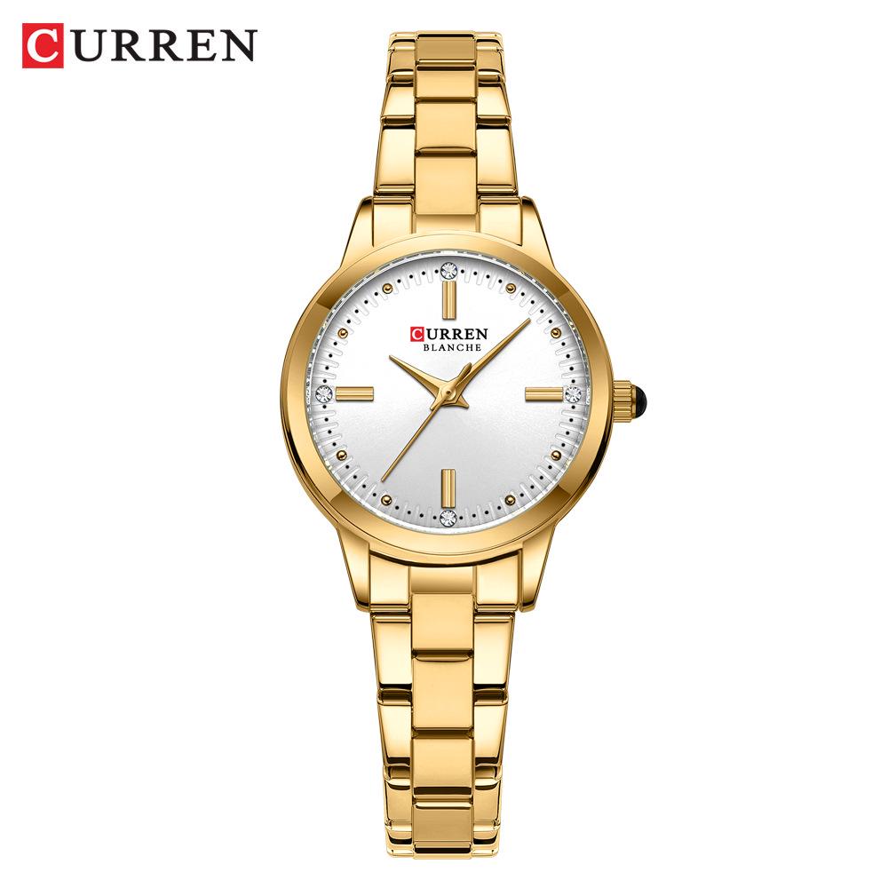 CURREN 9094 Waterproof Women s Quartz Watch with Steel Band
