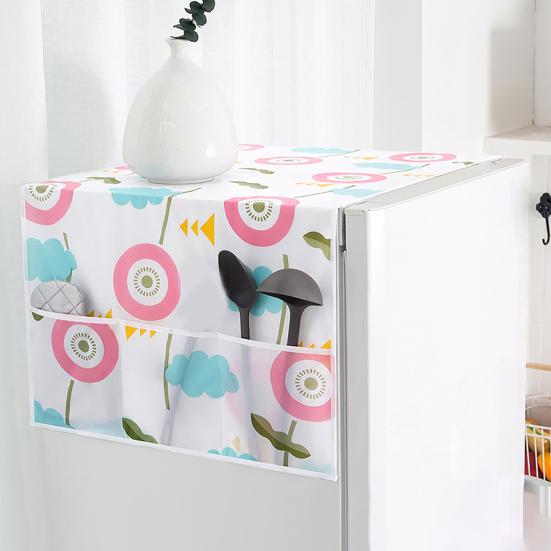 Prachový kryt chladničky odolný proti vlhkosti Skládací PEVA Praktická utěrka na chladničku pro domácnost