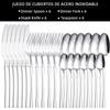 24pcs Silver Cutlery Set Stainless Steel Tableware Knife Fork Coffee Spoon Dinnerware Dishwasher Safe Dinner Cutlery
