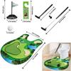 Toilet Golf Balls Game Set Mini Indoor Putting Green Toy Novelty Bathroom Golf Gag Gift for Dad Boyfriend White Elephant Gifts