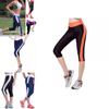Stylish Women's High Waist Colorblock Yoga Pants With Convenient Side Pockets For Active Lifestyle