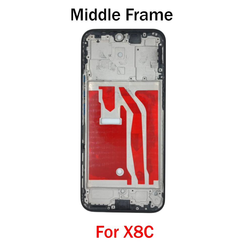 Best Quality Middle Frame For Huawei Honor X8 X8A X8B X8C X9 X9A X9B X9C X9D Front LCD Frame Housing Bezel Plate Repair Parts