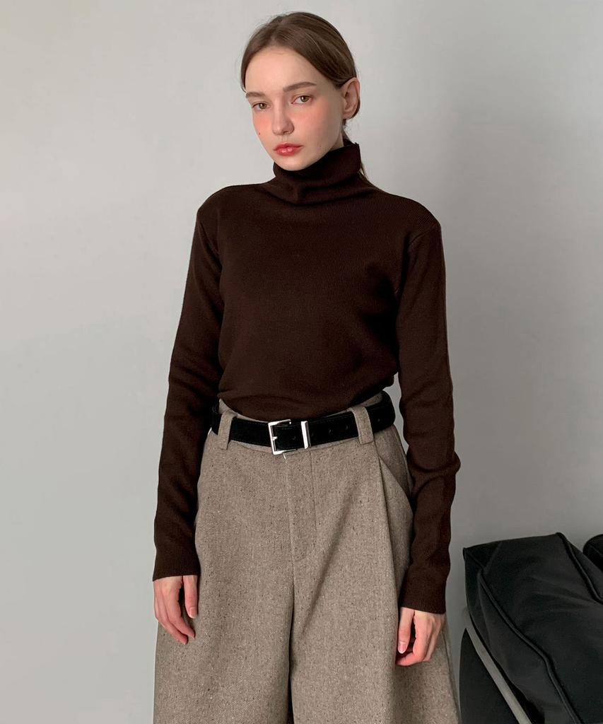 Baseukala Golgi Turtleneck Knitwear (4Colors)