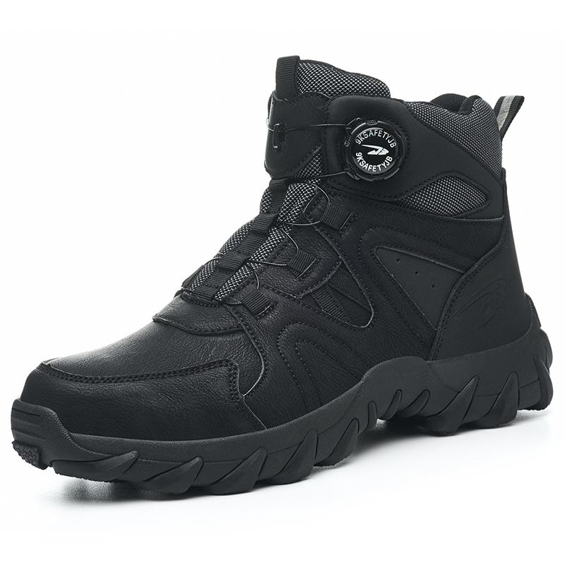 high-quality Work Boots Men Anti-smash Anti puncture Safety Shoes Men wear resistant Industrial Shoes Security Protection Boots