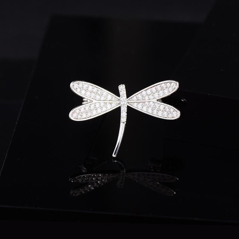 Broșă Elegantă cu Zircon Micro-Incrustat: Accesoriu de bijuterie la modă, potrivit pentru orice ținută, pentru vară
