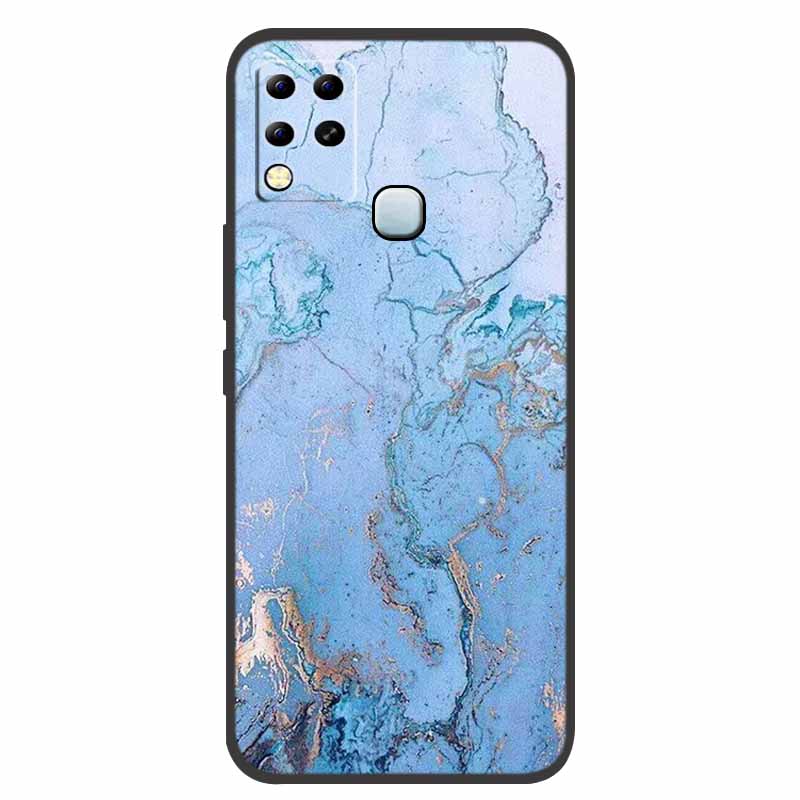 For Infinix Hot 11 G37 Case X689F Marble Silicone Protective TPU Soft Back Cover for Infinix Hot11 G37 128GB Funda Cartoon Coque