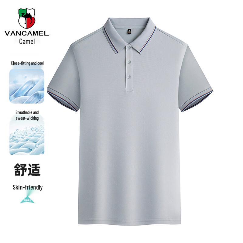 VANCAMEL Men s Summer Polo Shirt 3XL