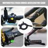 Motorcycle Cruise Control Throttle Clamp Clip Retainer High Grade Aluminum Lock Accelerator Assist Grips Motorcycle Accessories