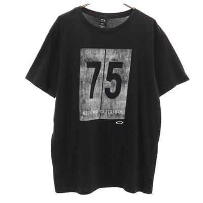 Short Sleeve T-shirt L Black Men's Used