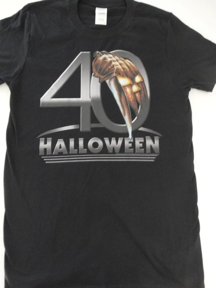 Michael Myers Halloween Movie 40 Years Pumpkin Knife Boogeyman T-Shirt Unisex T-Shirt S