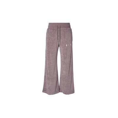 Letter High-Waisted Casual Spliced Embroidered Knitted Sports Pants Women Pants Purple FV4011-257