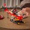 Non-Toxic 424Pcs Red Airplane Model Building Blocks Toy Firefighting Aircraft Puzzle Bricks Sets Educational Toys Desktop Ornament Gifts