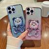 Candy Bear Stand Holder Glitter Phone Case For OnePlus 12 8T 9R 10 11 Pro 11R Nord CE 2 3 Lite  ACE 2V 3V N20 N30 5G Soft Cover